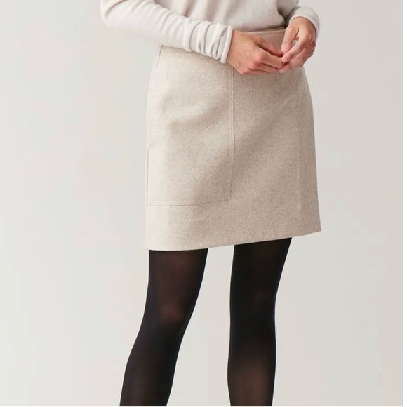 COS Dresses & Skirts - COS wool Cream Women's Skirt